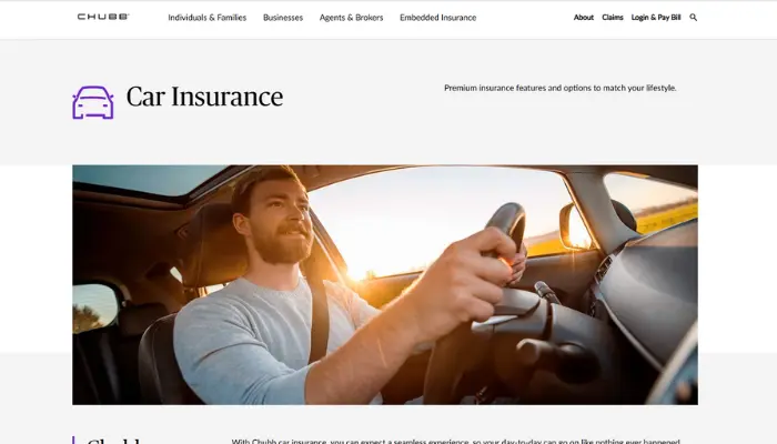 Chubb Luxury Car Insurance Chubb Luxury Car Insurance