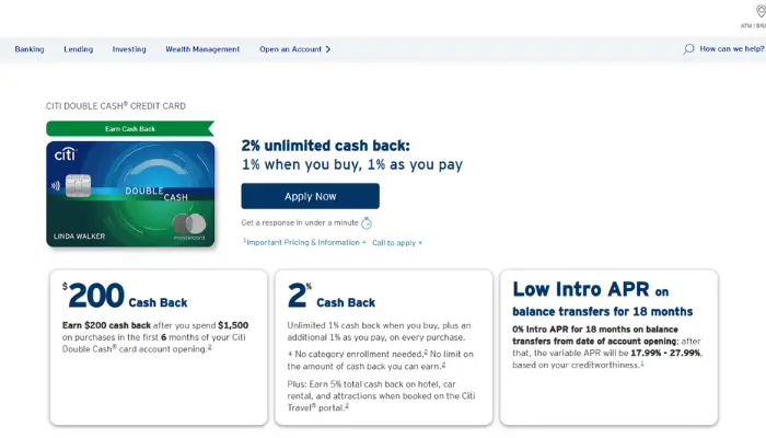 Citi Double Cash Citi Double Cash