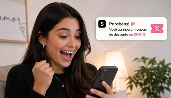 Cupons de descontos na Shein